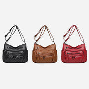 Crossbody Bag For Women Twist Design Plain Color Classic Purse