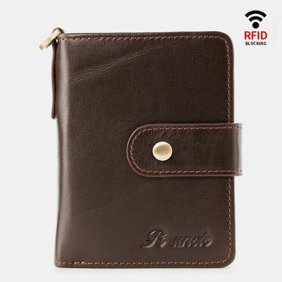 Limited Stock: RFID Blocking Small Leather Wallet
