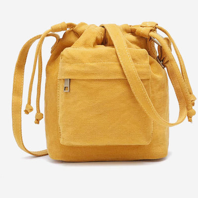 Cute Drawstring Bucket Crossbody Bag