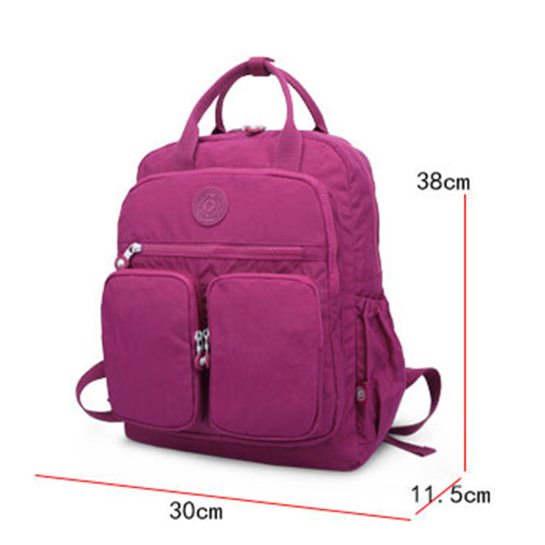 Multi-Pocket Waterproof School Backpack