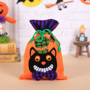 FREE TODAY: 2pcs Halloween Decoration Candy Bag Velvet Pumpkin Witch Gift Bag