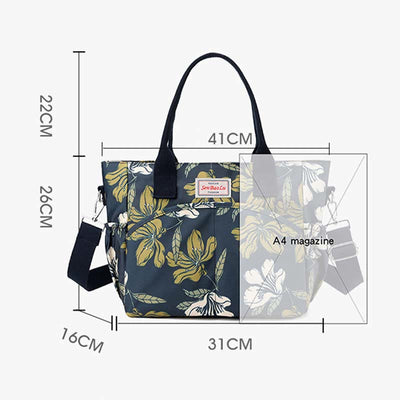 Top-Handle Bag For Women Ethnic Flower Style Crossbody Bag