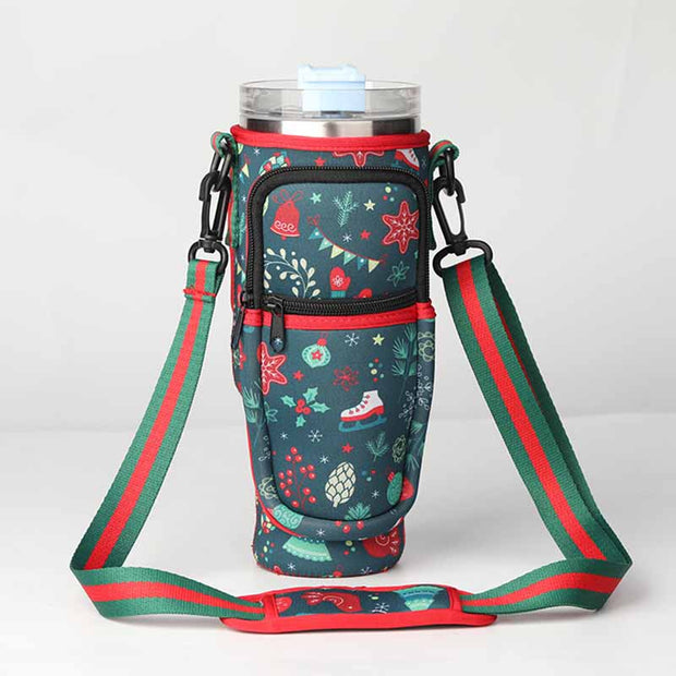 Portable Bottle Storage Bag For Ice Bully Cup Crossbody Purse