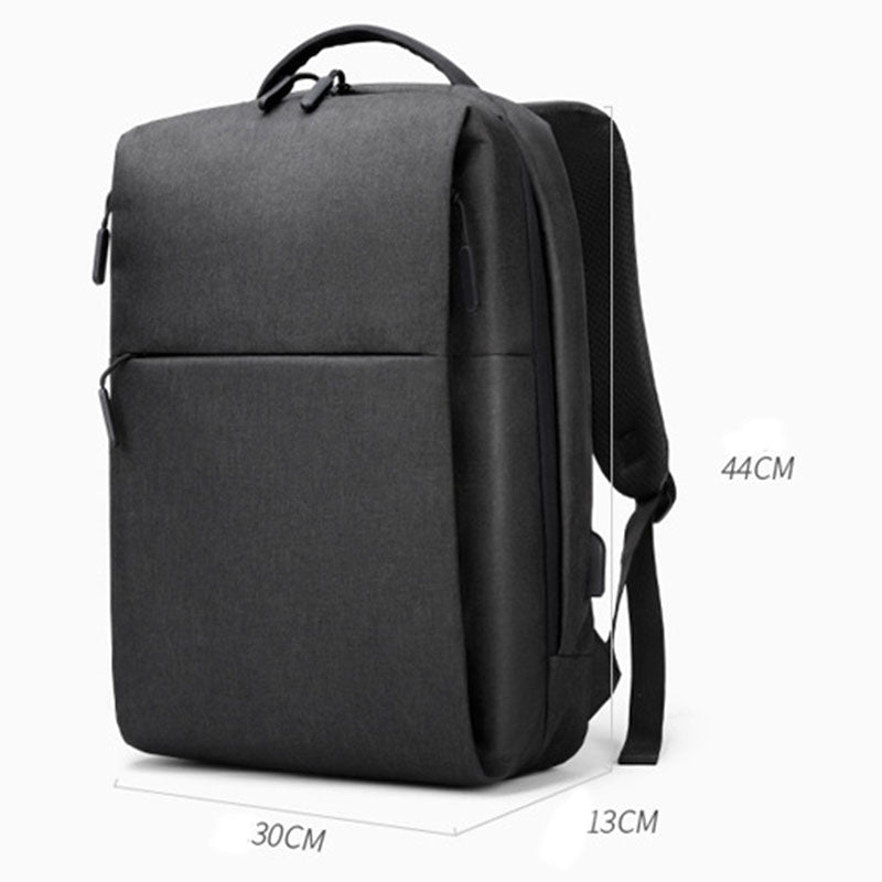 Waterproof USB Charging Multi-Pocket Backpack