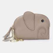 Cute Genuine Leather elephant coin bag Purse