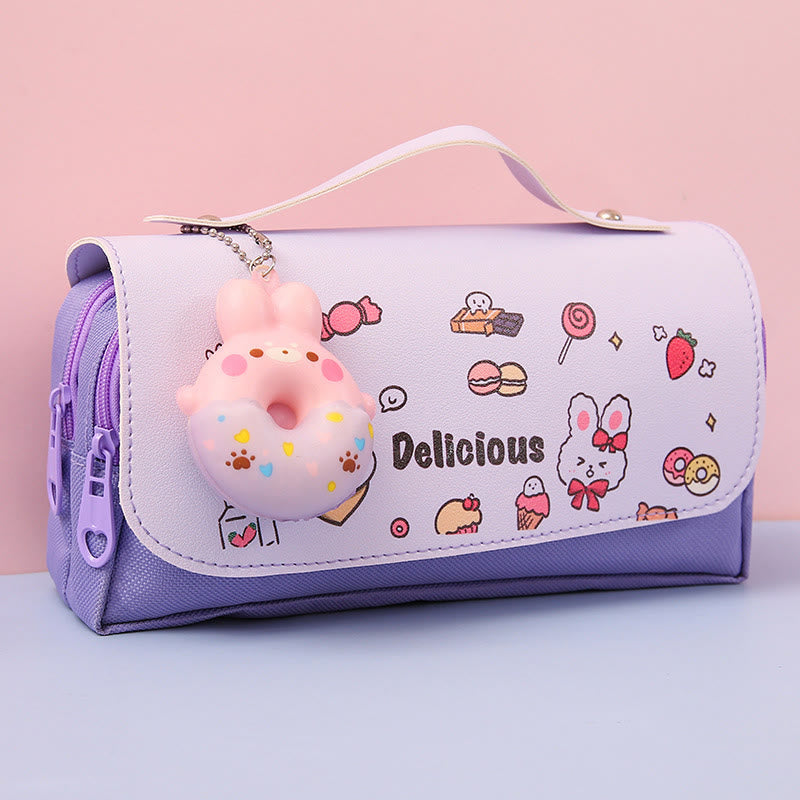 Pencil Case For Study Cute Decompression Multifunctional Large Capacity Case