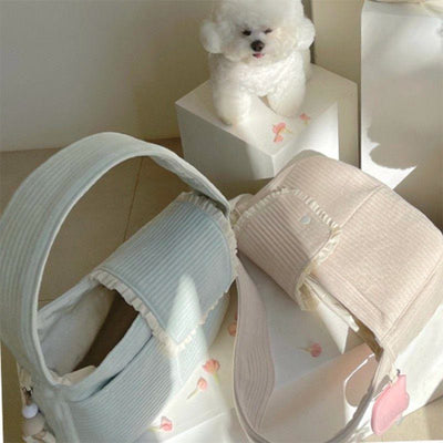 Pet Carrier For Small Animal Portable Outdoor Crossbody Bag