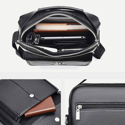 Messenger Bag for Men Large Capacity Business Trip Crossbody Bag