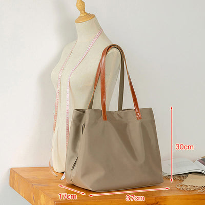 Tote Bag For Women Large Capacity Minimalist Oxford Shoulder Bag