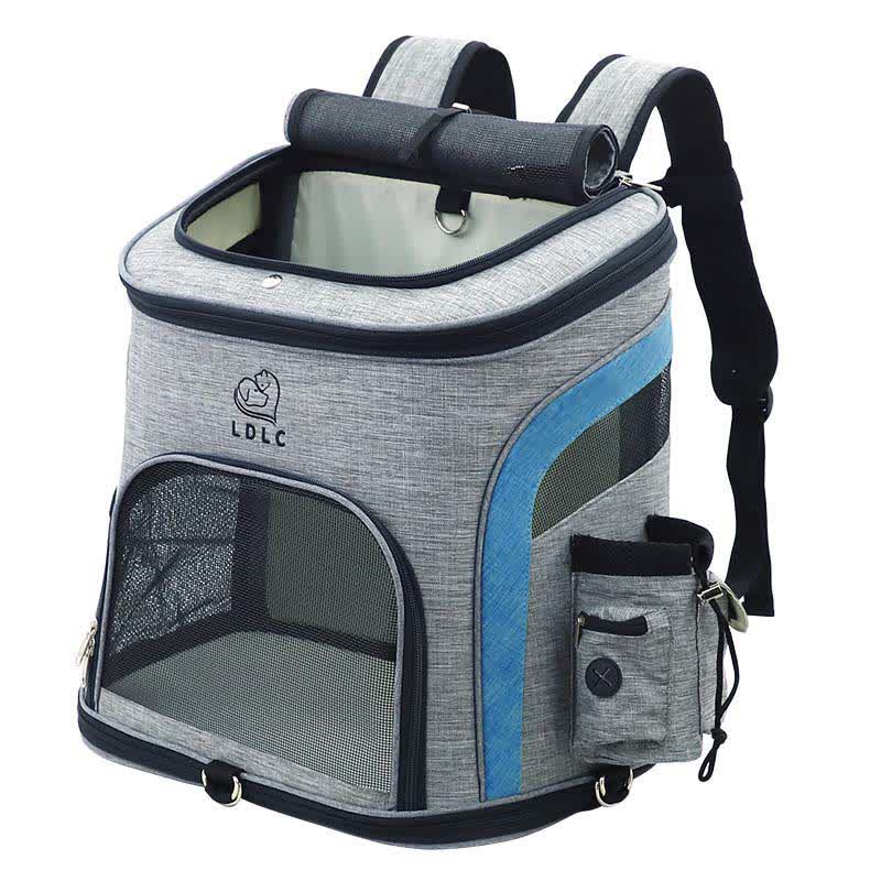 Pet Carrier Backpack with Pockets Plush Mat Leash for Puppies Cats