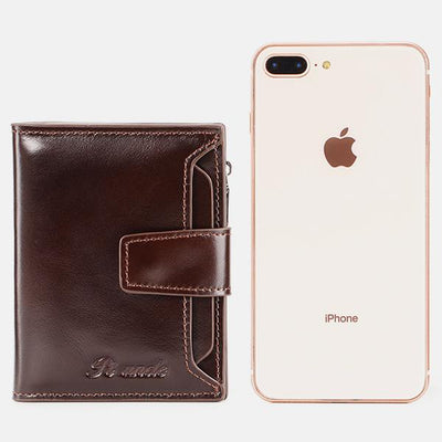 RFID Large Capacity Multi Card Leather Wallet