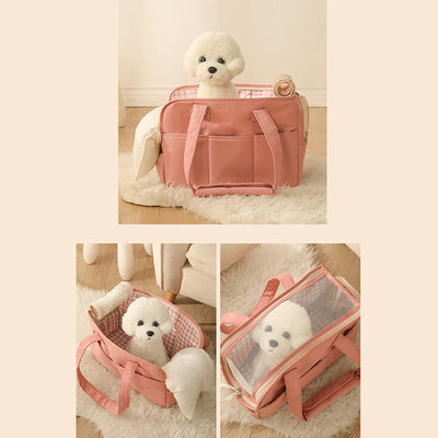 Pet Carrier For Going Out Large Capacity Portable Small Pet Travel Bag