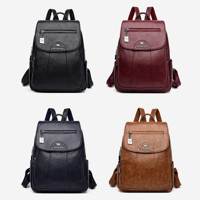 Small Backpack Purse for Women Soft PU Leather Casual Daypack Bags