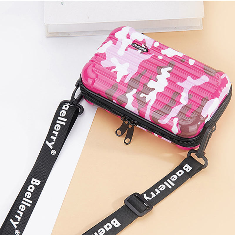 Camouflage Pattern Phone Bag For Outing Crossbody Make Up Bag