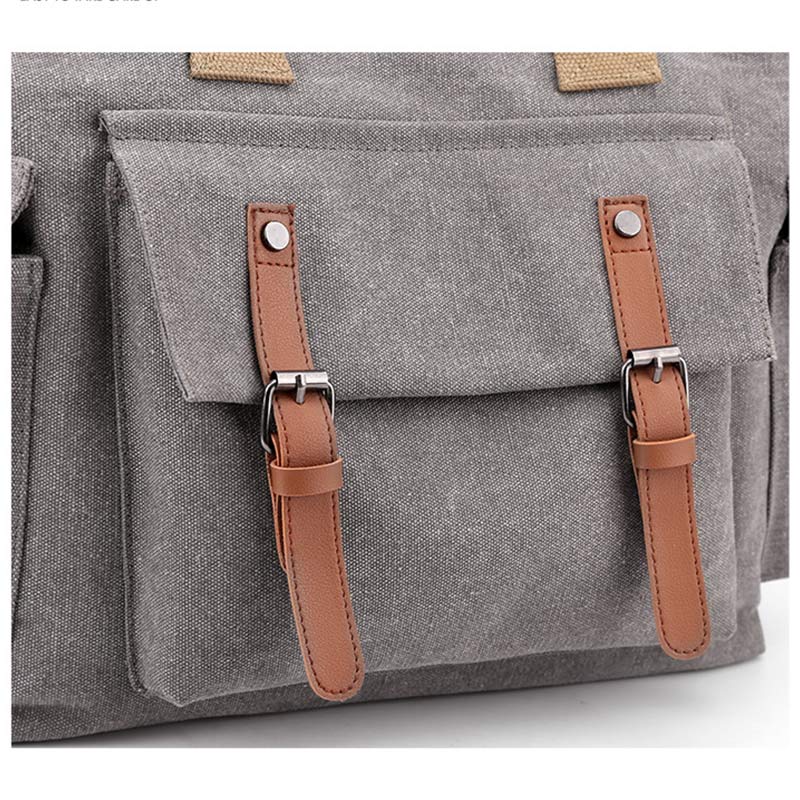 Large Capacity Women Canvas Tote Casual Crossbody Shoulder Handbags Messenger Bag