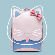 Waterproof Lightweight Kitty Backpack for Student Kids Primary School Bags