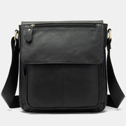 Men's Shoulder Bag Genuine Leather Small Messenger Bag Crossbody Bag