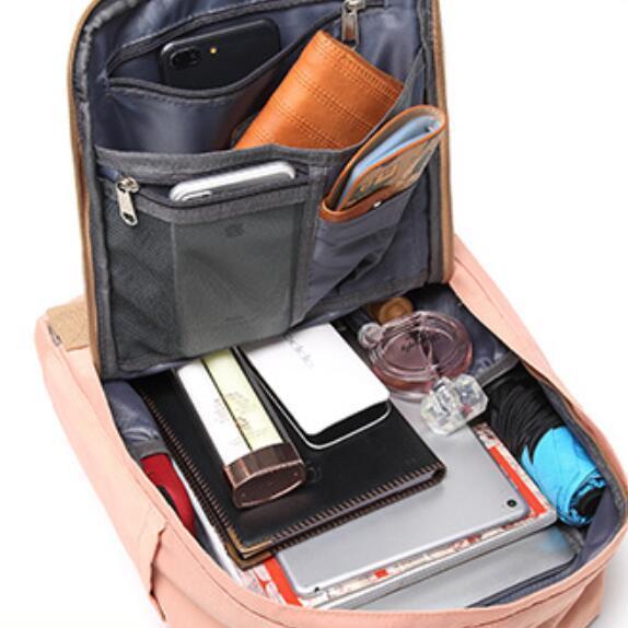 Large Capacity ColorBlock Waterproof Travel School Backpack