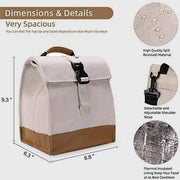 Cooler Bag For Women Outing Insulated Oxford Crossbody Lunch Bag