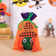 Halloween Decoration Candy Bag Velvet Pumpkin Witch Gift Bag