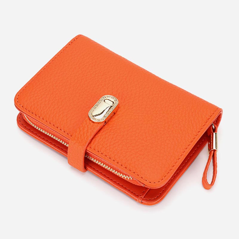 Wallet for Women Minimalist Multi-Slot Credit Card Holder Shopping Purse