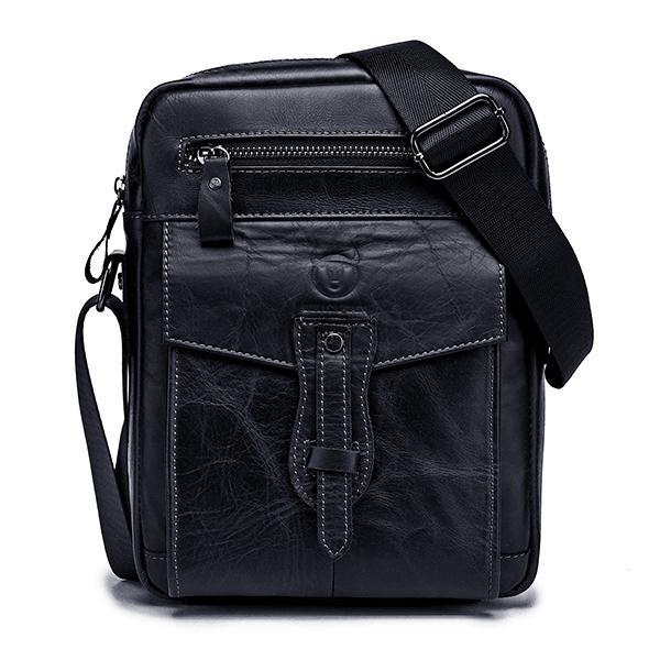 Bull Captain Genuine Leather Crossbody Bag