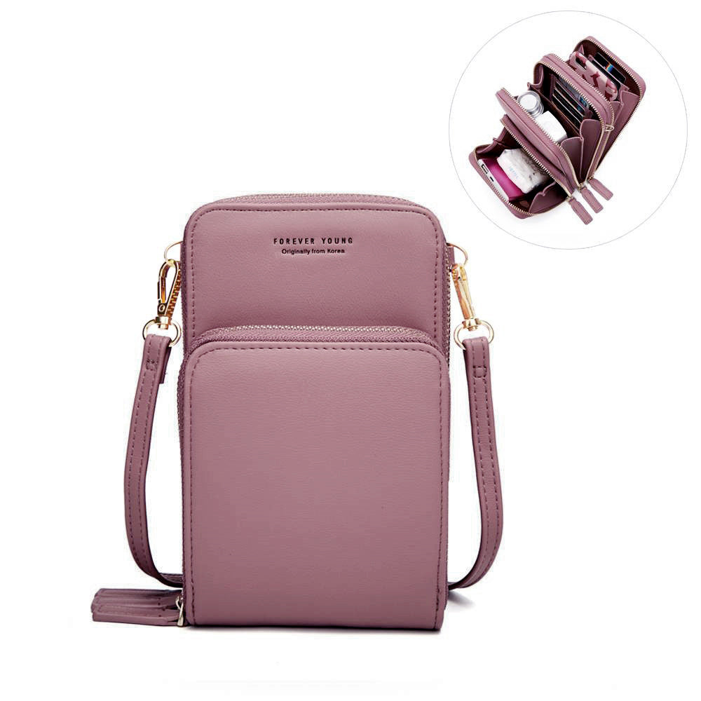 Large Capacity Multi-Pocket Crossbody Phone Bag