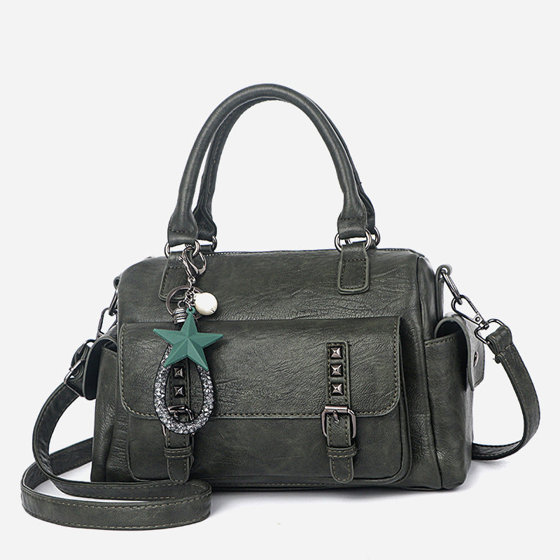 Large Capacity Elegant Rivet Tote Bag