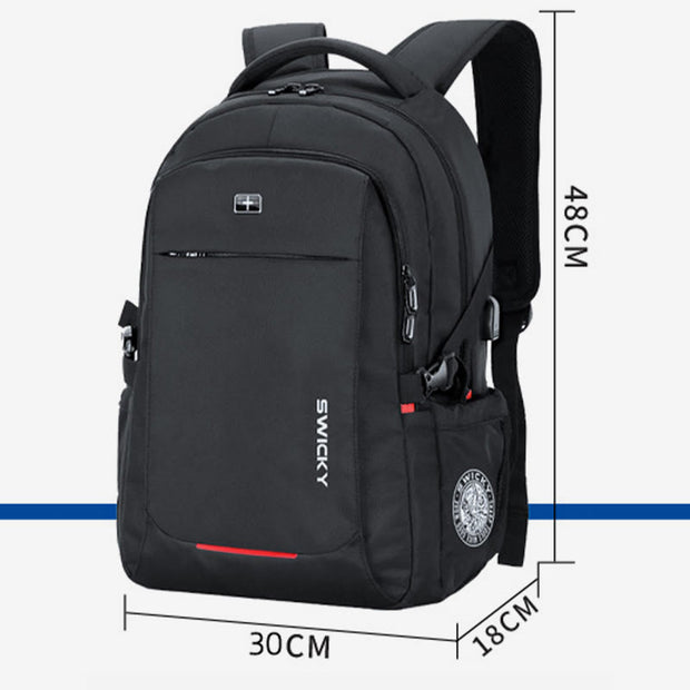 Classic Business Backpack For Men Large Travel Laptop Bag