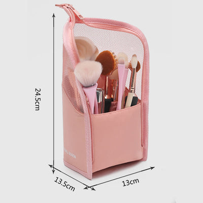 Storage Bag For Women Dialy Simple Vertical Travel Makeup Bag