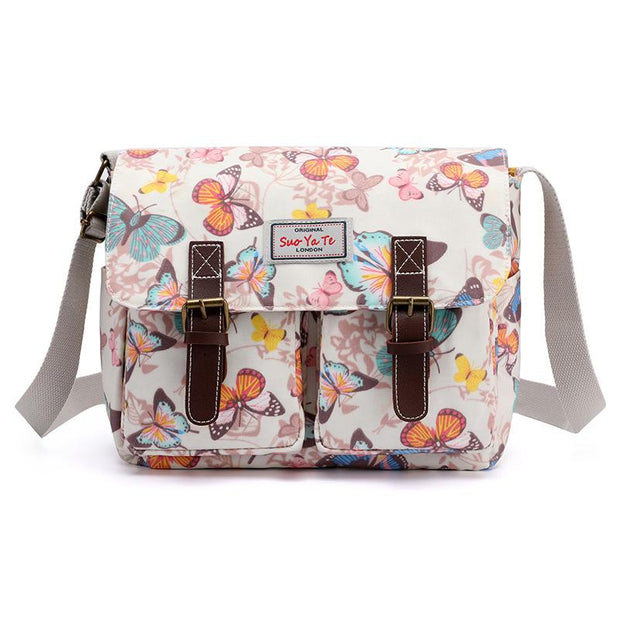 Flower Trend Shopping Diagonal Shoulder Bag