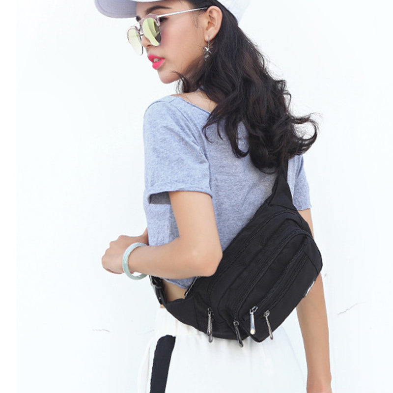 Waist Bag for Women Men Multi-Pocket Chest Bag Shoulder Bag