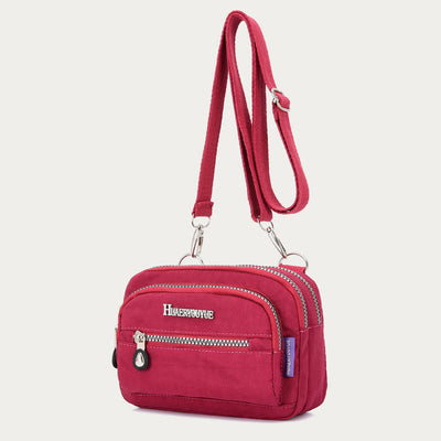 Crossbody Bag For Women Casual Adjustable Strape Nylon Waist Bag