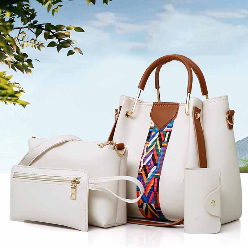 4 Pcs Bag Set Durable Handle Elegant Crossbody Bag