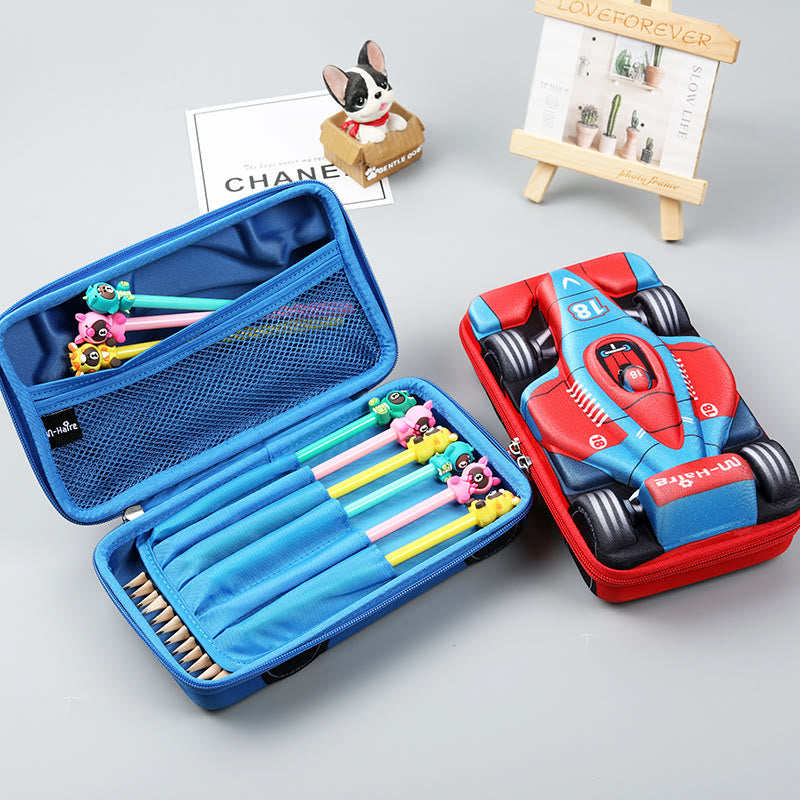 Pencil Case For Men Kids Creative Motor Shape School Case