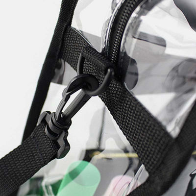 Large Capacity Waterproof Casual Transparent Shoulder Bag