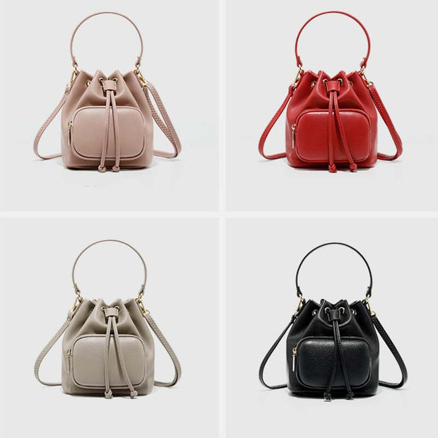 Drawstring Bucket Handbag