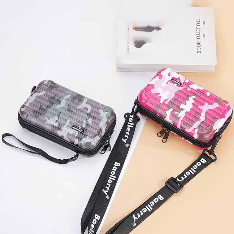 Camouflage Pattern Phone Bag For Outing Crossbody Make Up Bag