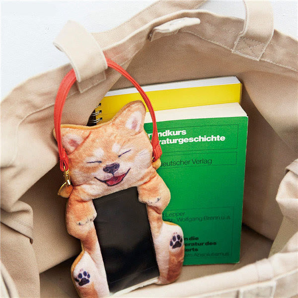 Phone Bag For Women Cute Shiba Inu Transparent Touch Screen