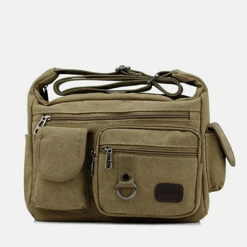 Wear-Resistant Large Capacity Vintage Crossbody Bag