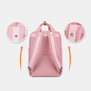 Multi-Pocket Color Block Fashion Patchwork Backpack