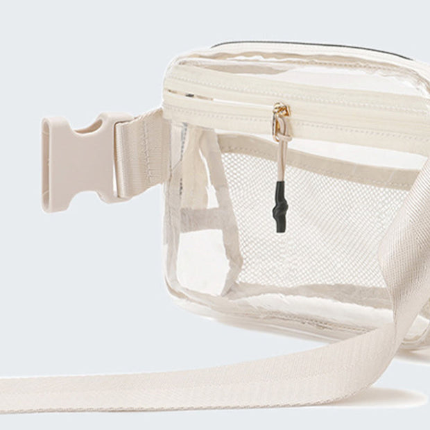 Waist Bag For Women Outdoor Sports Clear Waterproof Nylon Bag