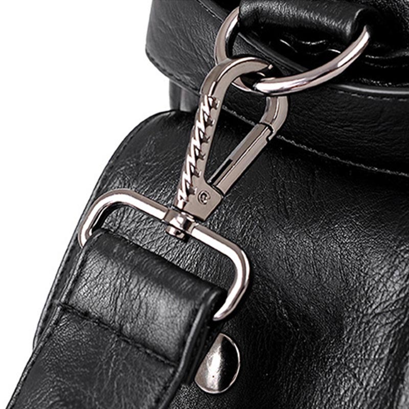 Handbag for Men Business Trip PU leather crossbody shoulder bag