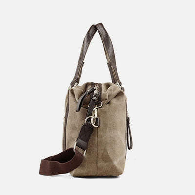 Canvas Handbag for Women Men Shoulder Work Bag