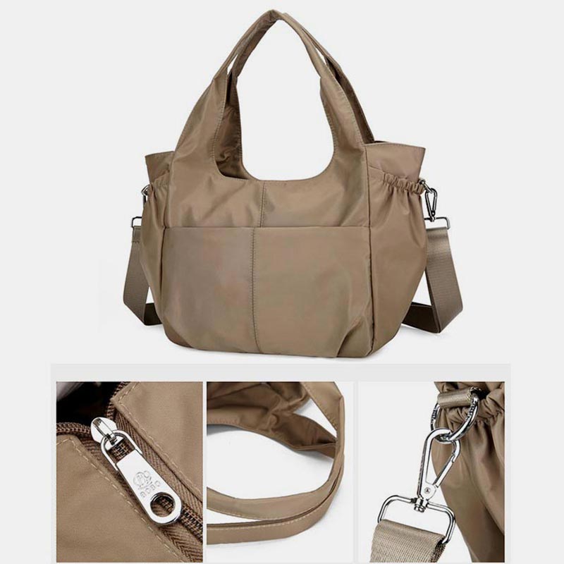 Lightweight Durable Tote Handbag Waterproof Crossbody Bag Large Hobo Purse for Travel Shopping