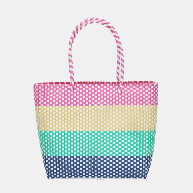 Large Capacity Woven Handbag Handmade Weaving Tote Bag for Beach Shopping