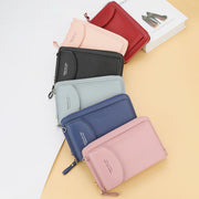 Large Capacity Elegant Long Crossbody Wallet With Phone Position