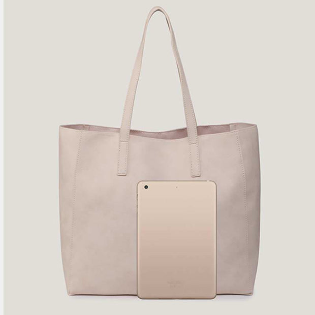 Vintage Soft Leather Tote Shoulder Bag for Women Satchel Handbag