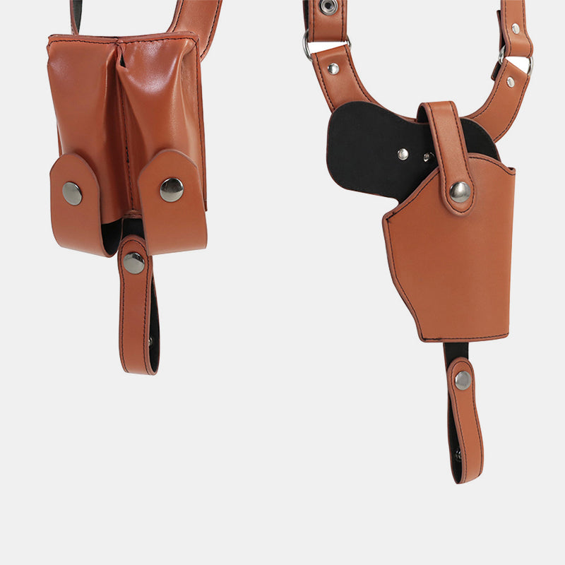 Real Leather Shoulder Holster Hidden Underarm Bag fits Glock 17/19/43/48