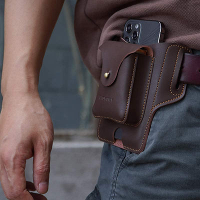 Hip Pouch Phone Waist Bag Small Belt Bag Holster with Clip and Loop